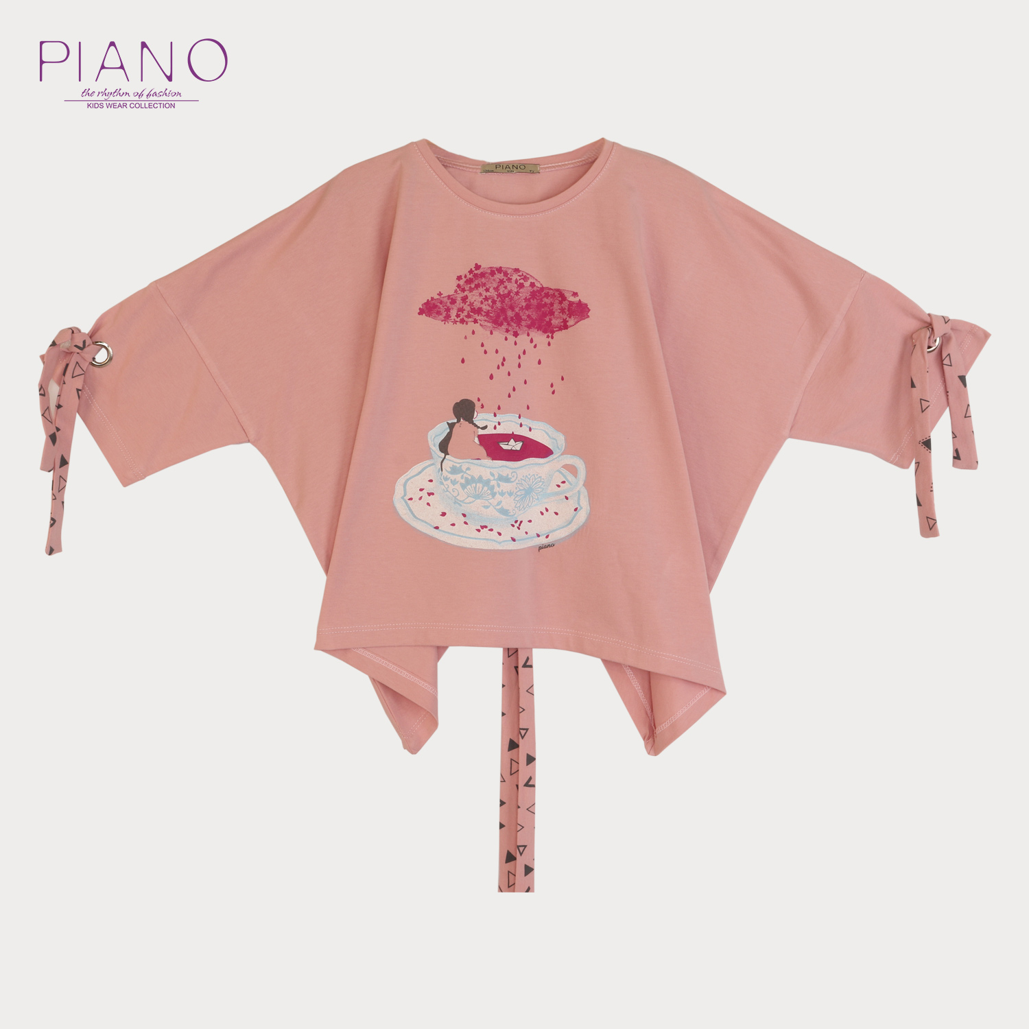 بلوز یکرو لایکرا پشت گره ای