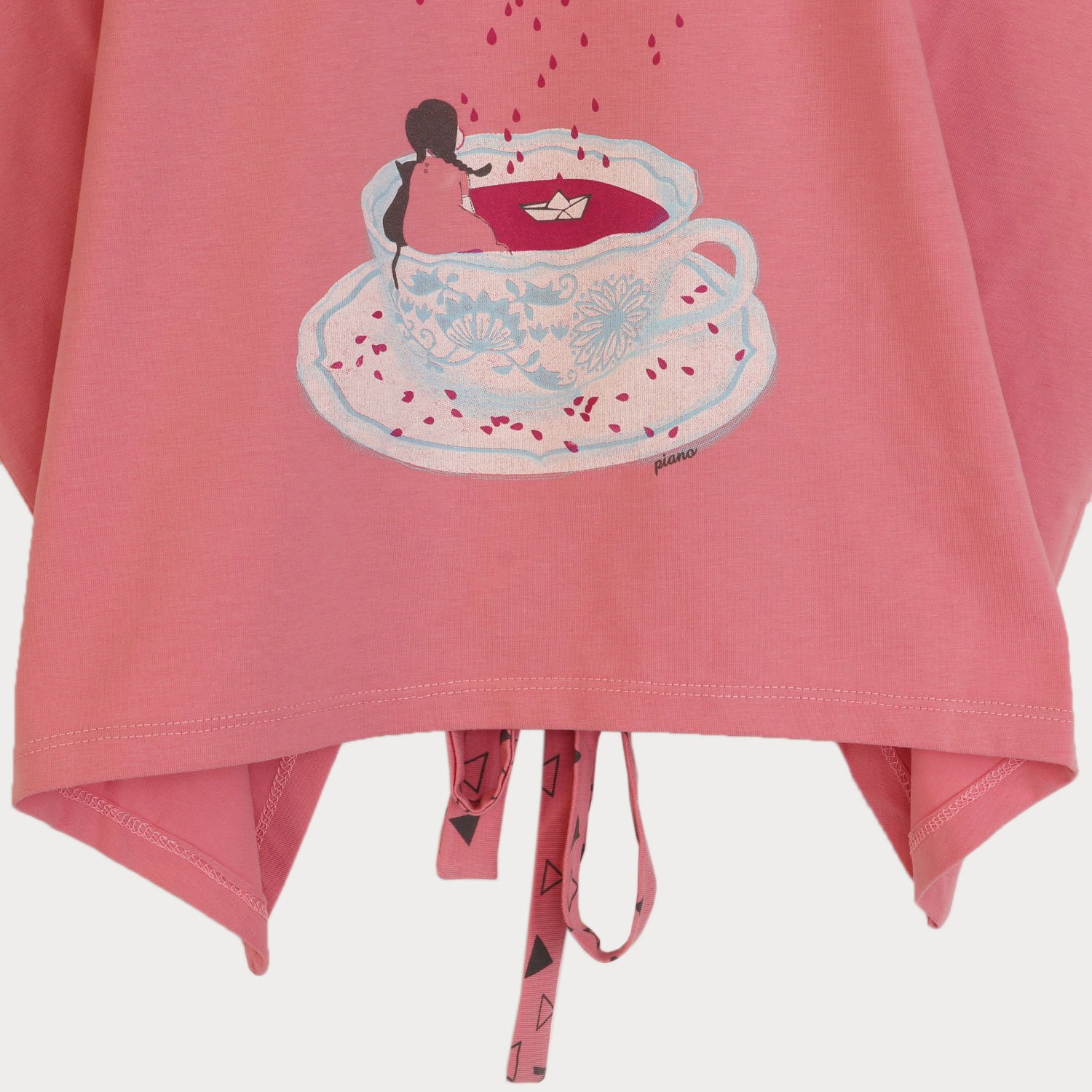 بلوز یکرو لایکرا پشت گره ای