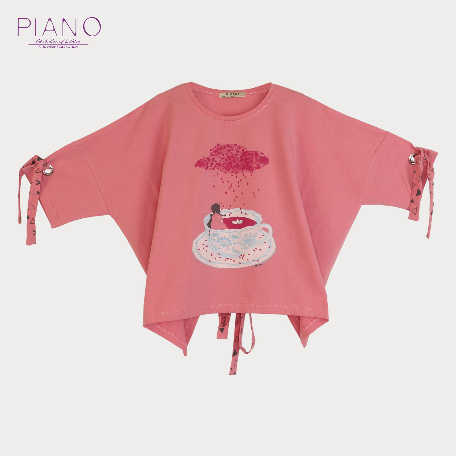 بلوز یکرو لایکرا پشت گره ای