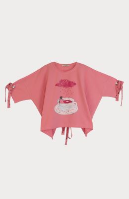 بلوز یکرو لایکرا پشت گره ای