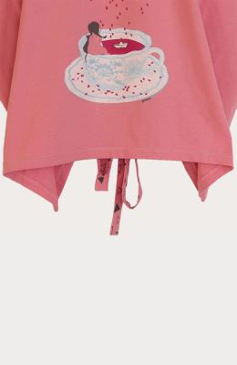 بلوز یکرو لایکرا پشت گره ای