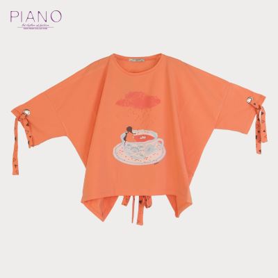 بلوز یکرو لایکرا پشت گره ای