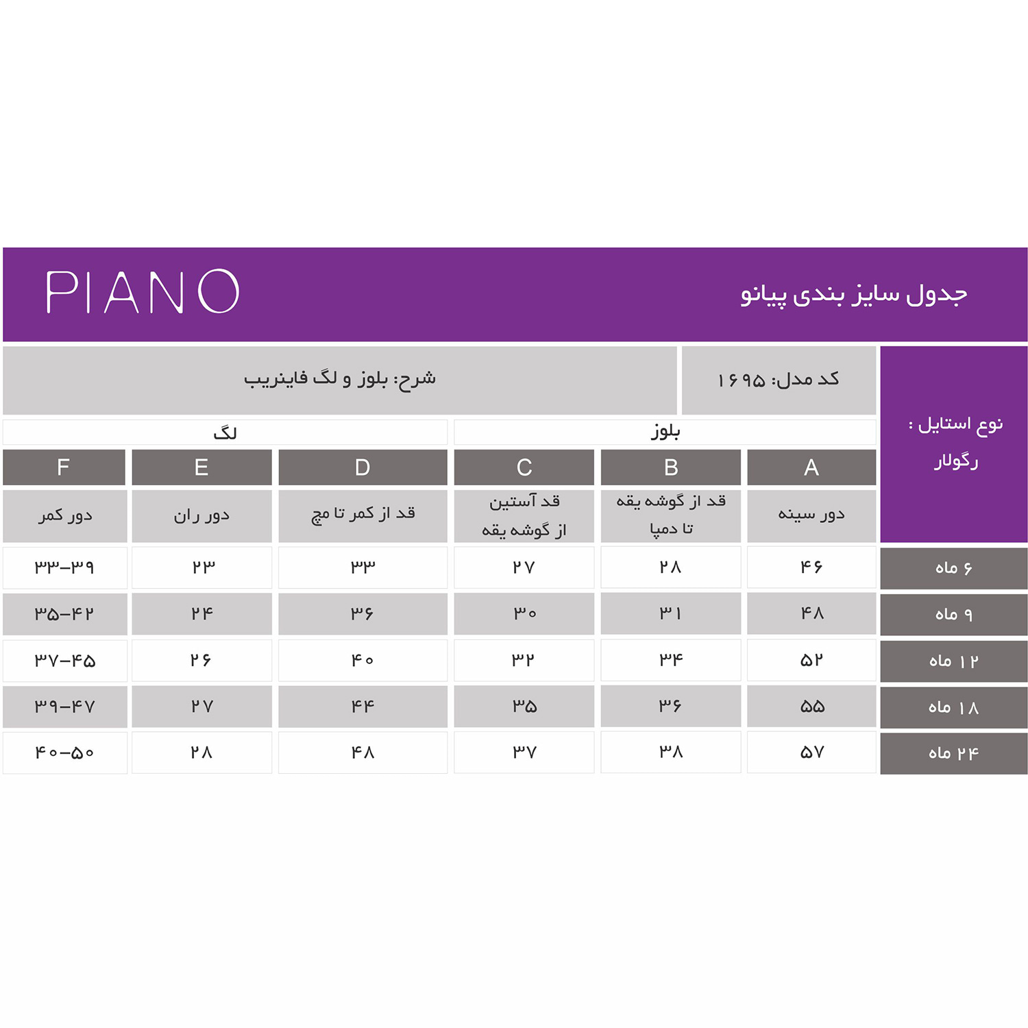 بلوز و لگ فاینریب