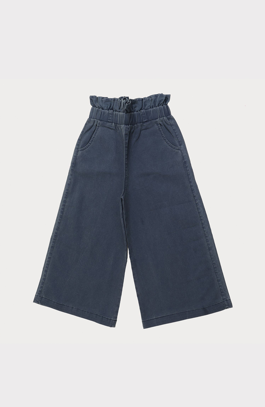 شلوار جین گشاد کمر چین دار