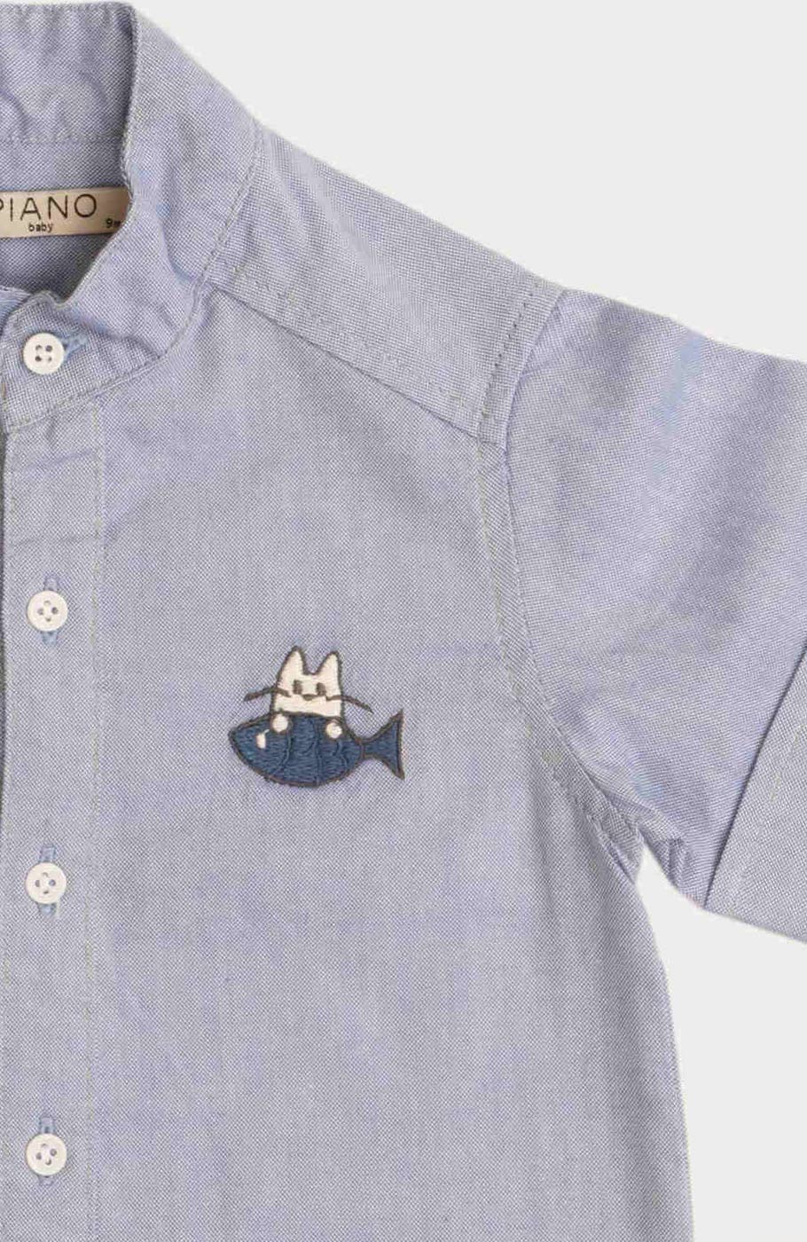 شومیز پاناما یقه فرانسوی