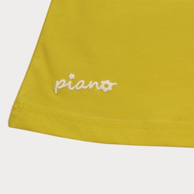 پیراهن یکرو لایکرا و ژاکارد آستین افتاده