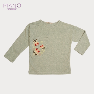 بلوز یکرولایکرا ملانژ رنگی