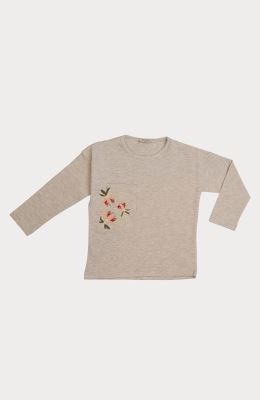 بلوز یکرو لایکرا ملانژ رنگی