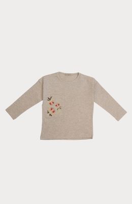 بلوز یکرو لایکرا ملانژ رنگی