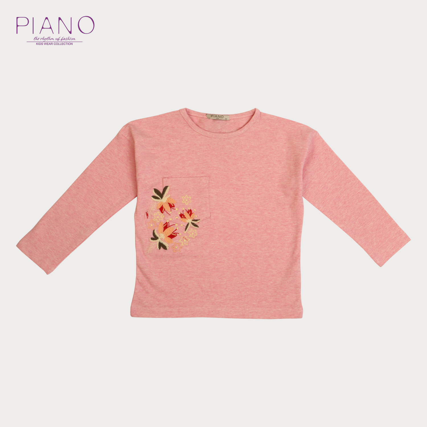 بلوز یکرو لایکرا ملانژ رنگی