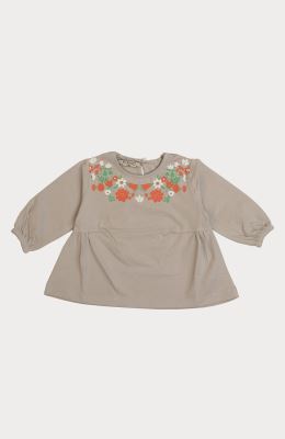 بلوز یکرو لایکرا پهلو چین دار