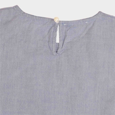 بلوز پاناما آستین چین دار