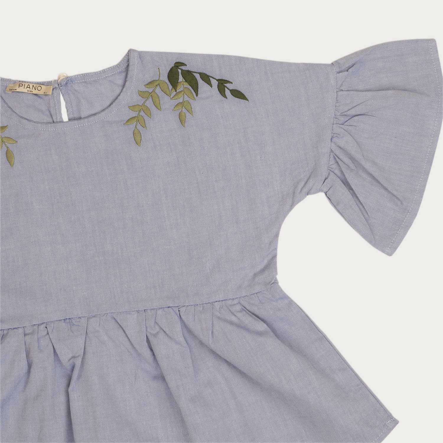 بلوز پاناما آستین چین دار