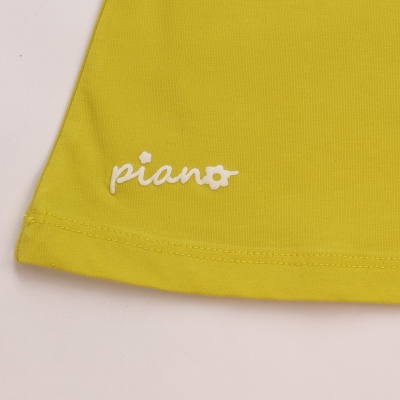 پیراهن یکرو لایکرا و ژاکارد آستین افتاده