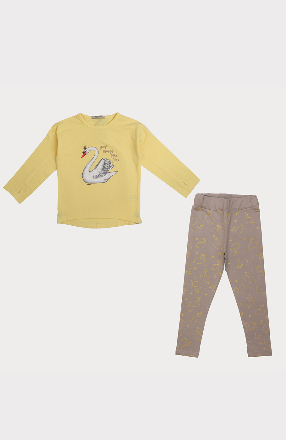 بلوز و لگ یکرو لایکرا کنار چاک دار