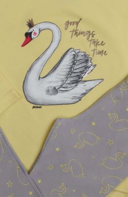 بلوز و لگ یکرو لایکرا کنار چاک دار