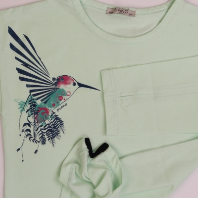 بلوز و لگ یکرو لایکرا کنار چاک دار