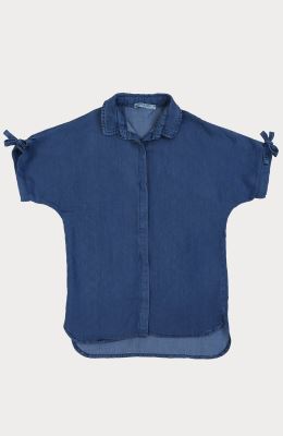 شومیز تنسل آستین افتاده