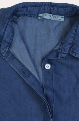 شومیز تنسل آستین افتاده