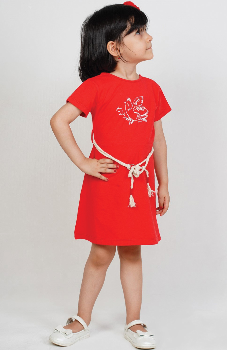 پیراهن یکرو لایکرا پشت ضربدری