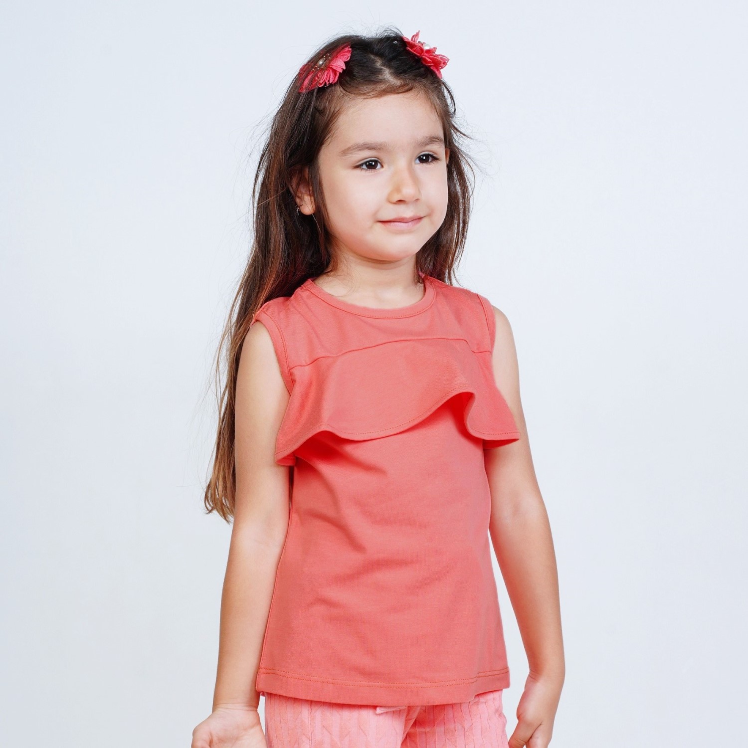 تاپ یکرو لایکرا والان‏ دار (ست با کد 1876)