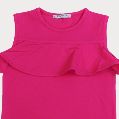 تاپ یکرو لایکرا والان‏ دار (ست با کد 1876)