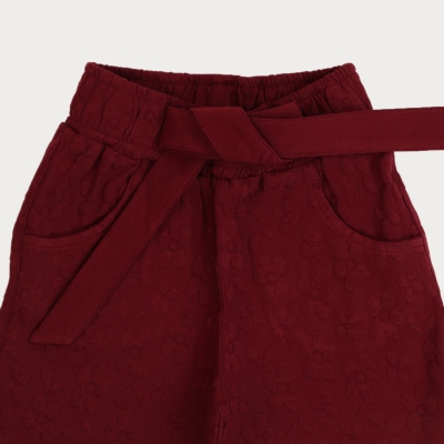 شلوارک ژاکارد گلدار (ست با کد 1867)