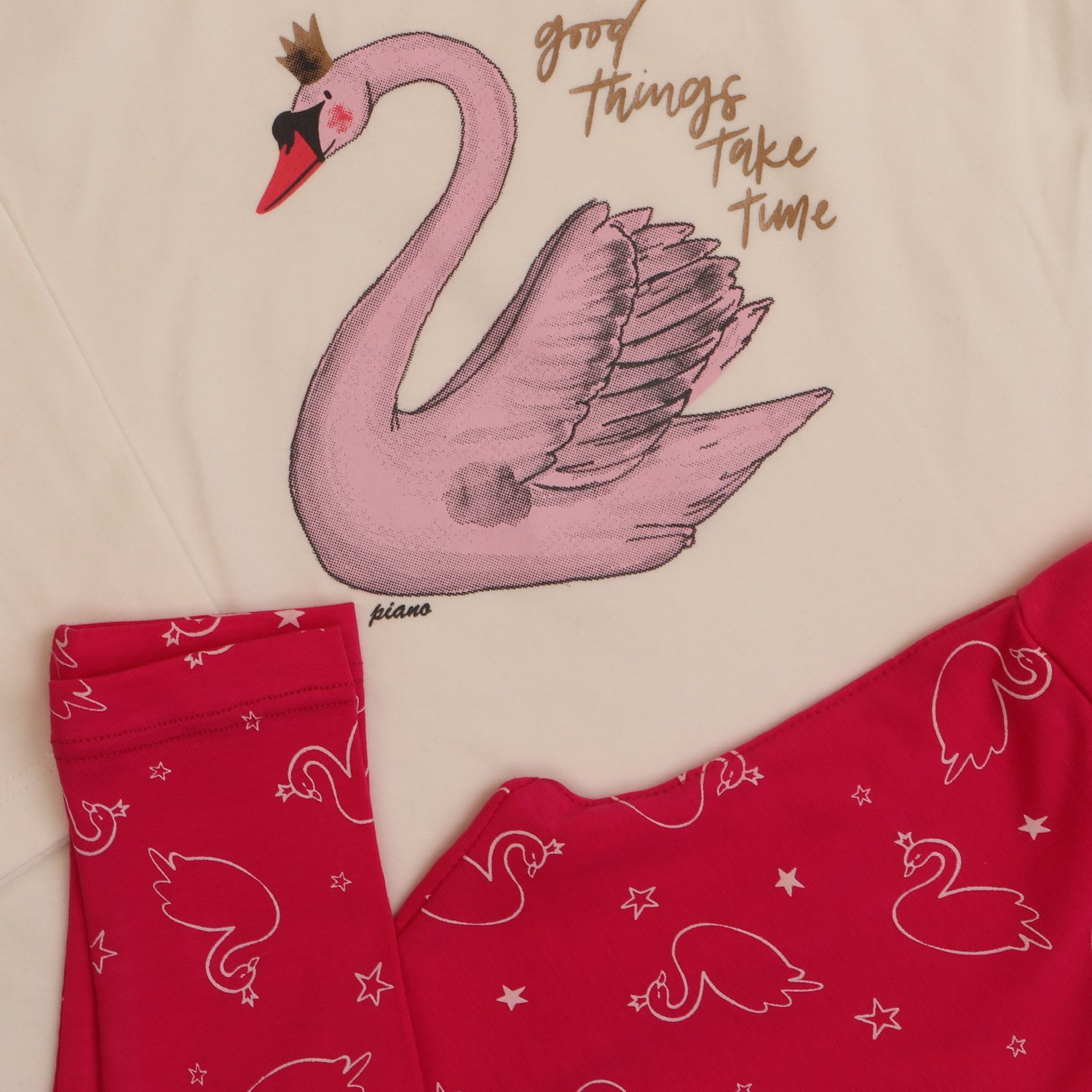 بلوز و لگ یکرو لایکرا کنار چاک دار