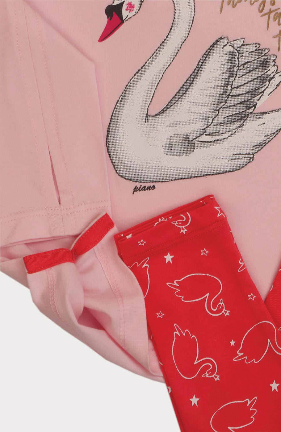 بلوز و لگ یکرو لایکرا کنار چاک دار