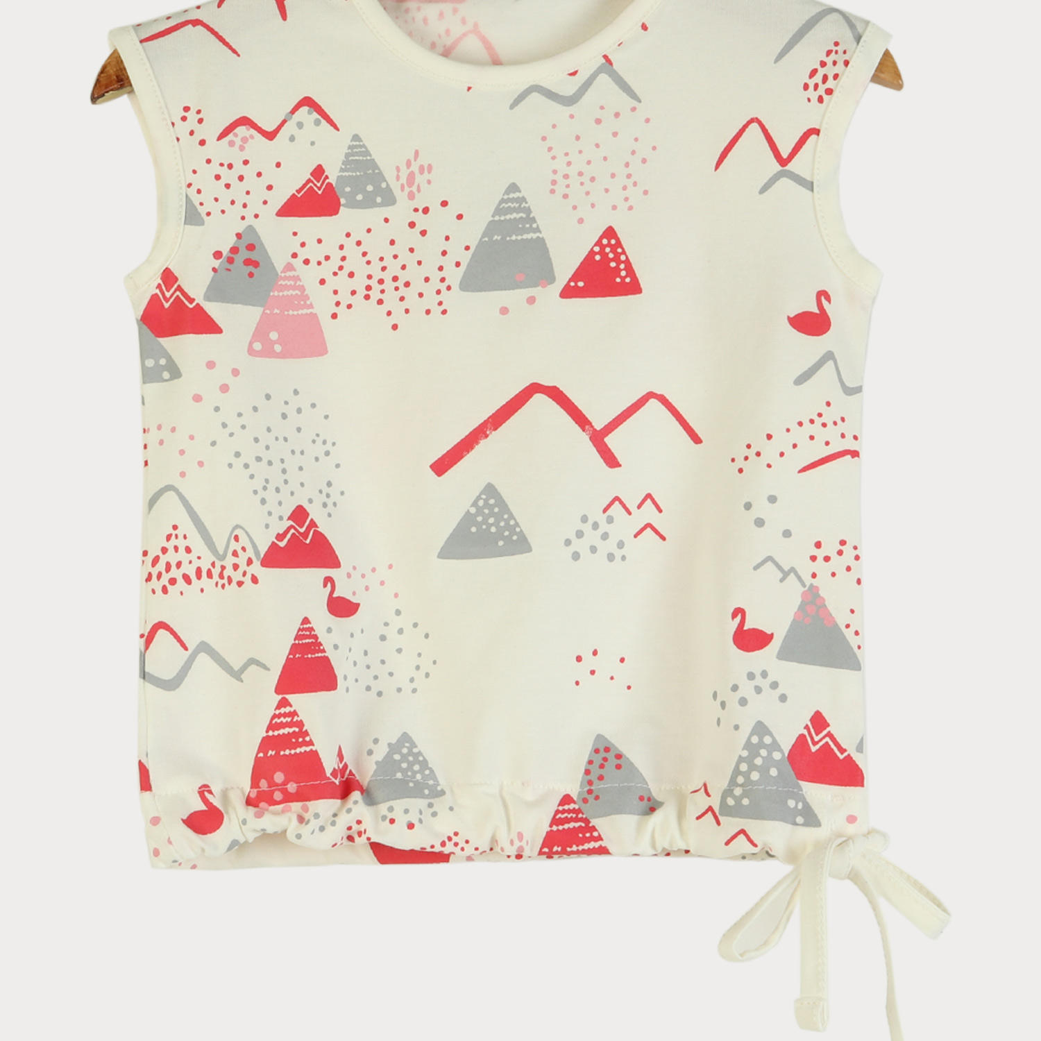 تاپ یکرو لایکرا دمپا گت دار (ست با کد 1873)