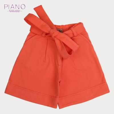 شلوارک‏ کتان ‏دمپا پاکتی (ست با کد 1886)