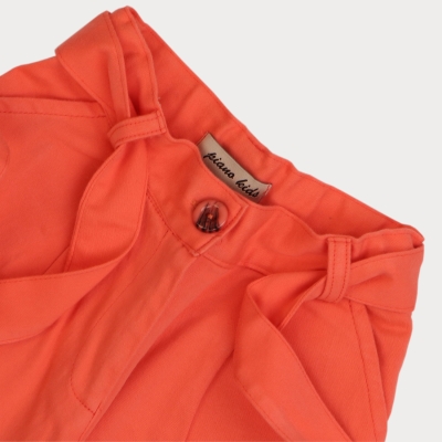 شلوارک‏ کتان ‏دمپا پاکتی (ست با کد 1886)