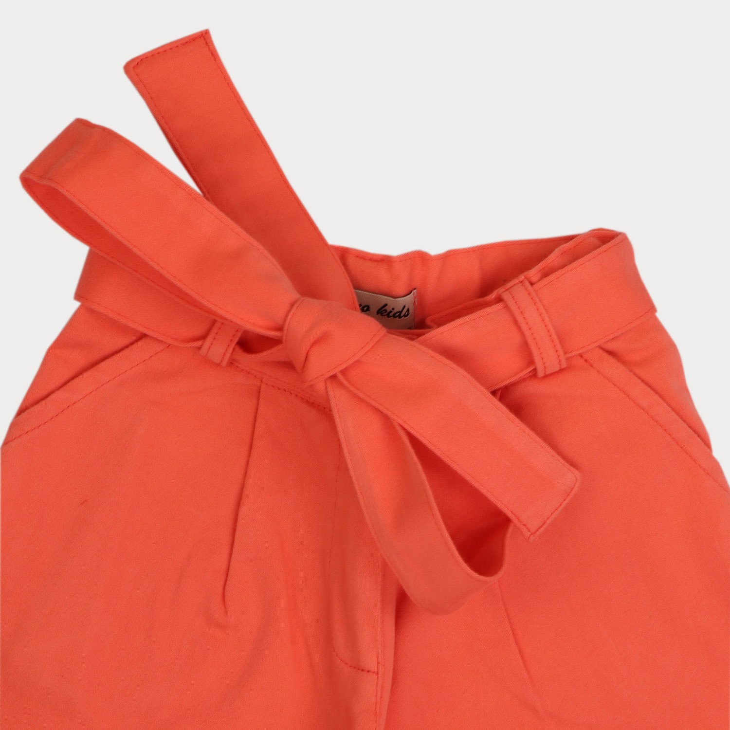 شلوارک‏ کتان ‏دمپا پاکتی (ست با کد 1886)