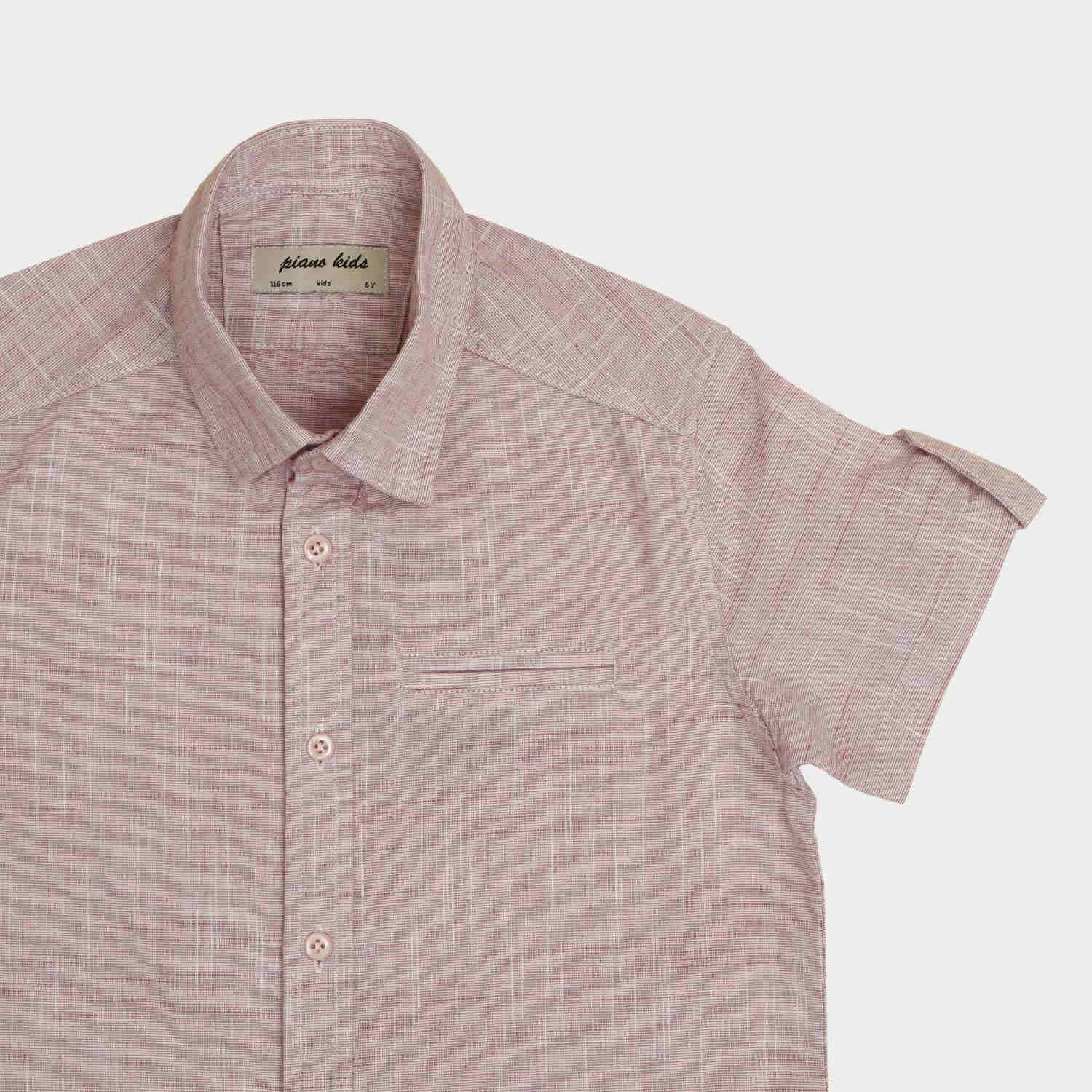 شومیز لینن ‏اسلپ ‏یقه ‏کلاسیک