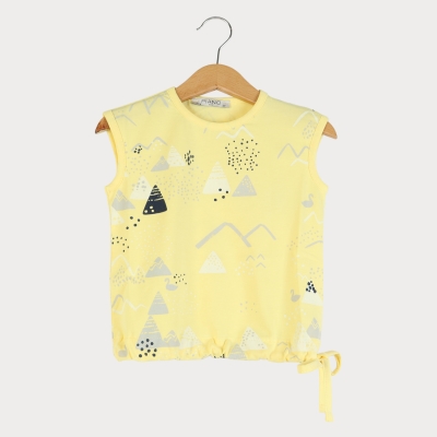 تاپ یکرو لایکرا دمپا گت دار (ست با کد 1872)