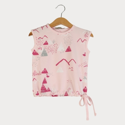 تاپ یکرو لایکرا دمپا گت دار (ست با کد 1872)