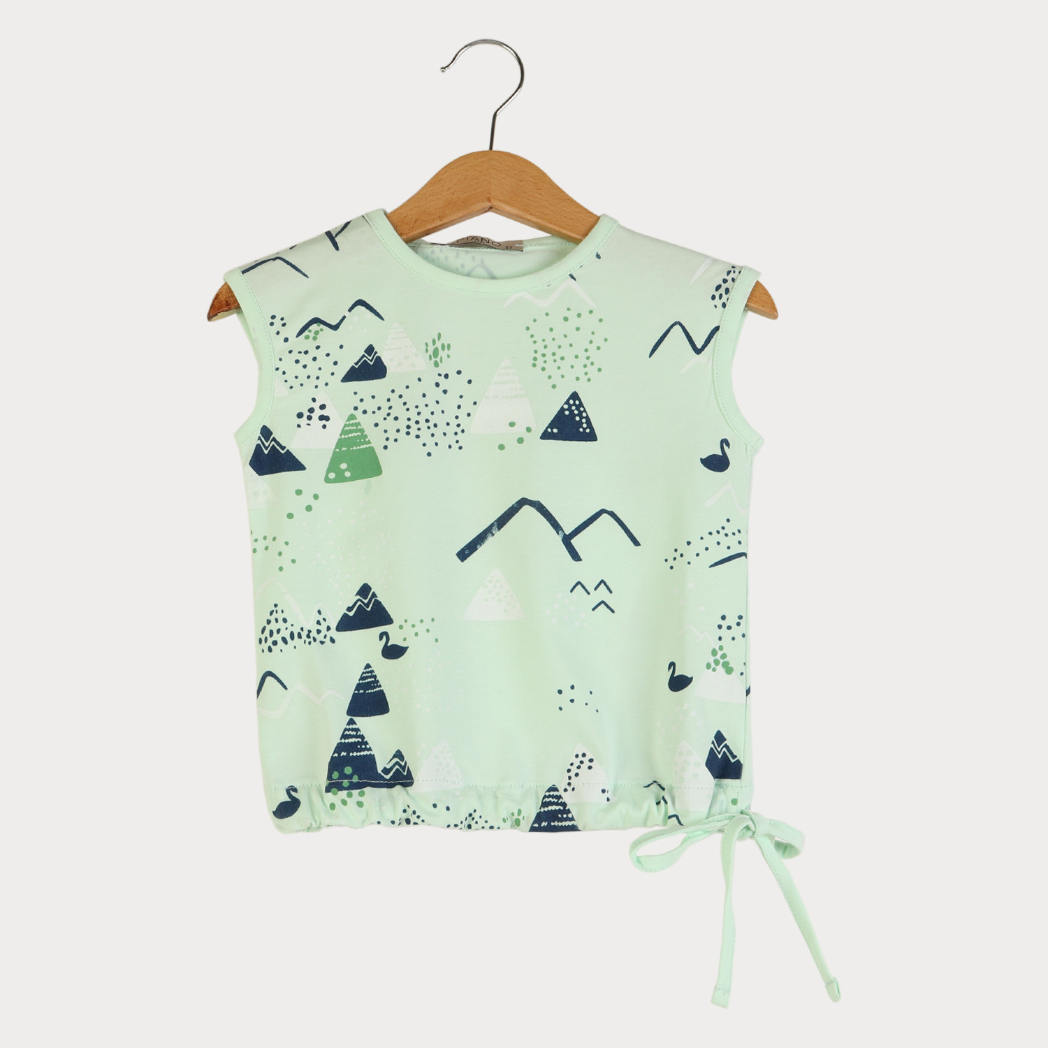 تاپ یکرو لایکرا دمپا گت دار (ست با کد 1872)