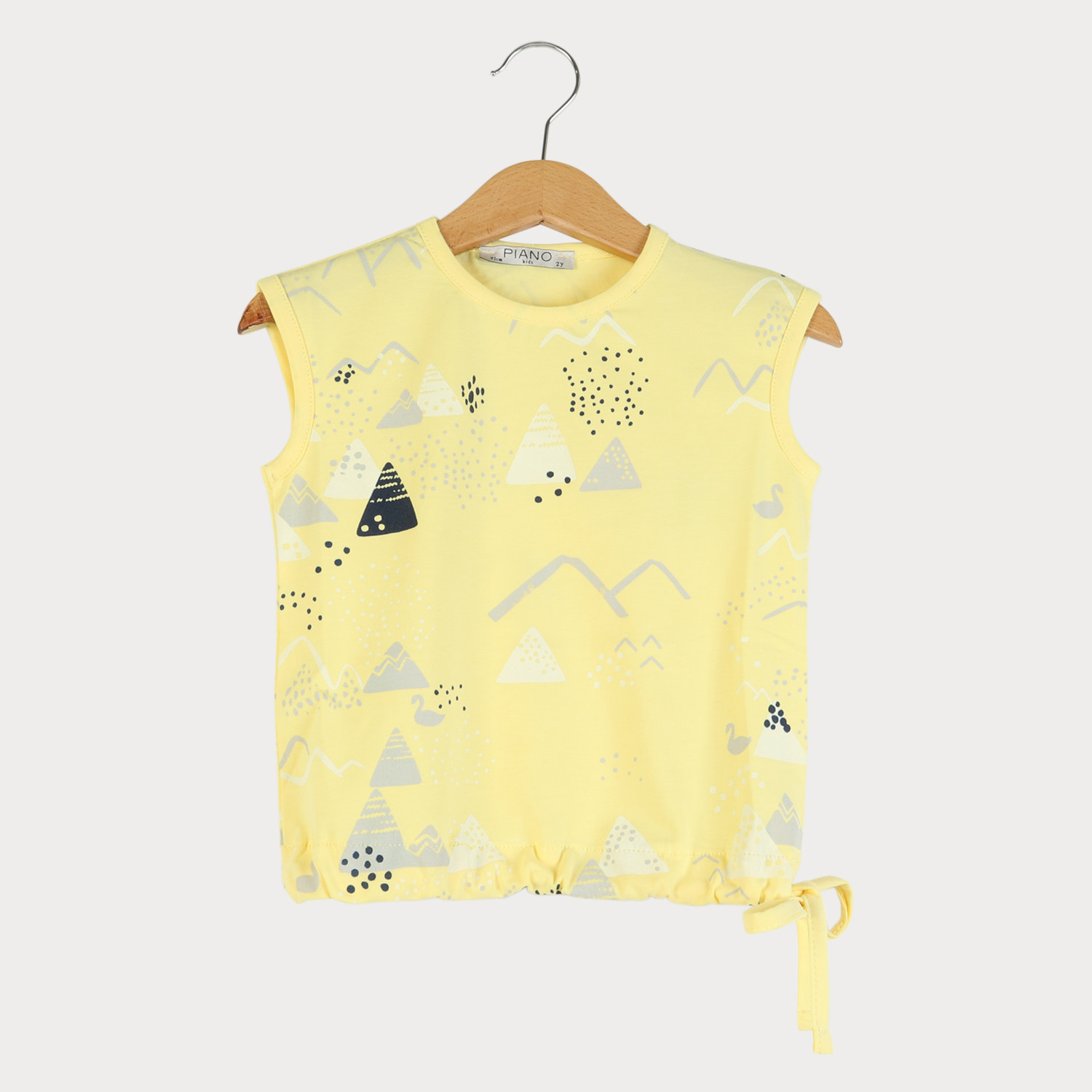 تاپ یکرو لایکرا دمپا گت دار (ست با کد 1873)