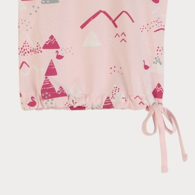 تاپ یکرو لایکرا دمپا گت دار (ست با کد 1873)