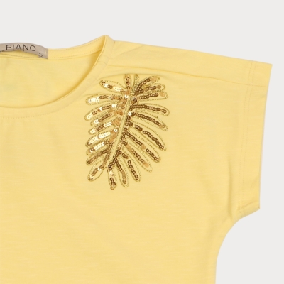 تیشرت‏ یکرو لایکرا اسلپ ‏دمپا گت دار