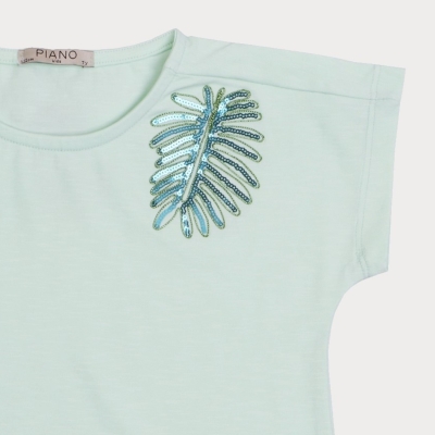 تیشرت‏ یکرو لایکرا اسلپ ‏دمپا گت دار