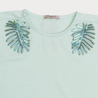 تیشرت‏ یکرو لایکرا اسلپ ‏دمپا گت دار