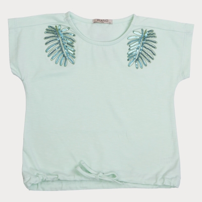 تیشرت‏ یکرو لایکرا اسلپ ‏دمپا گت دار