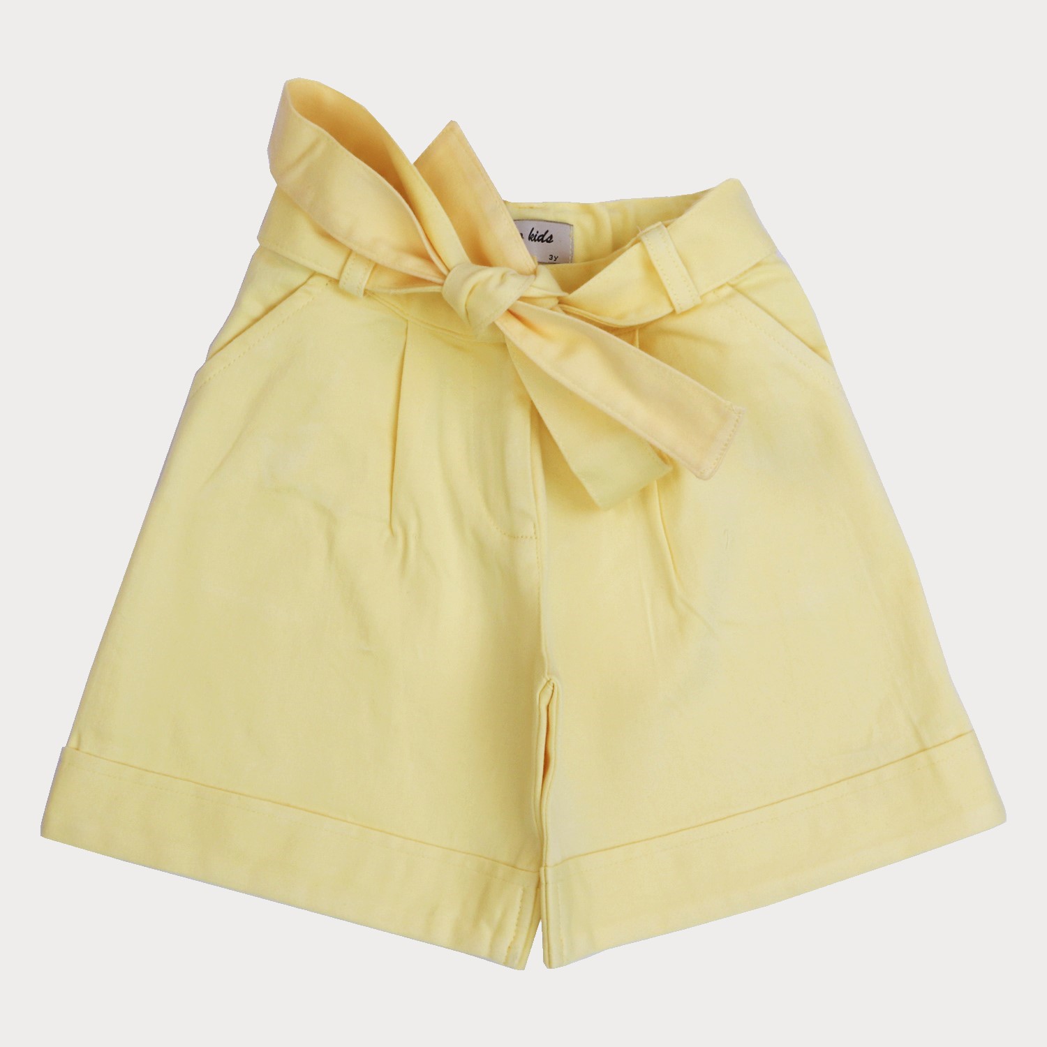 شلوارک‏ کتان ‏دمپا پاکتی (ست با کد 1886)