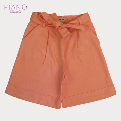 شلوارک‏ کتان ‏دمپا پاکتی (ست با کد 1886)