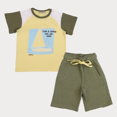 تیشرت و شلوارک ‏یکرو لایکرا ‏و دورس‏ دو نخ