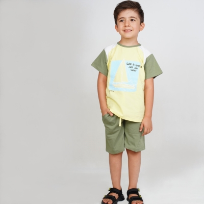 تیشرت و شلوارک ‏یکرو لایکرا ‏و دورس‏ دو نخ