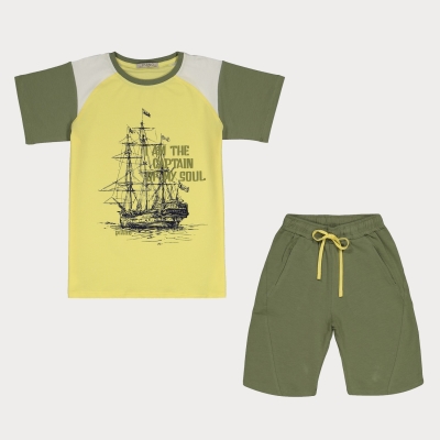 تیشرت و شلوارک ‏یکرو لایکرا ‏و دورس‏ دو نخ