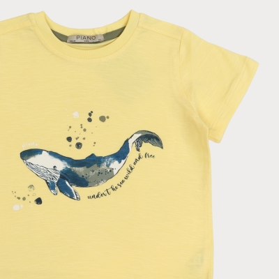 تیشرت‏ یکرو اسلپ ‏سرشانه ‏برگشته (ست با کد 1925)