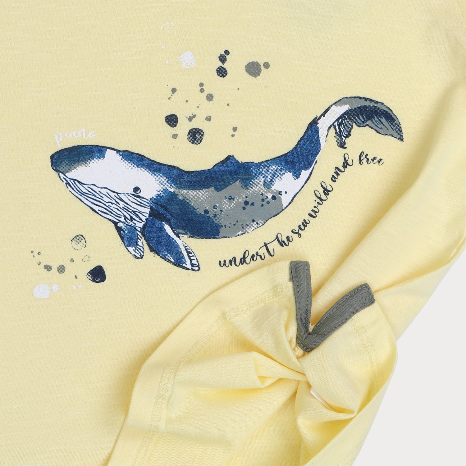 تیشرت‏ یکرو اسلپ ‏سرشانه ‏برگشته (ست با کد 1925)